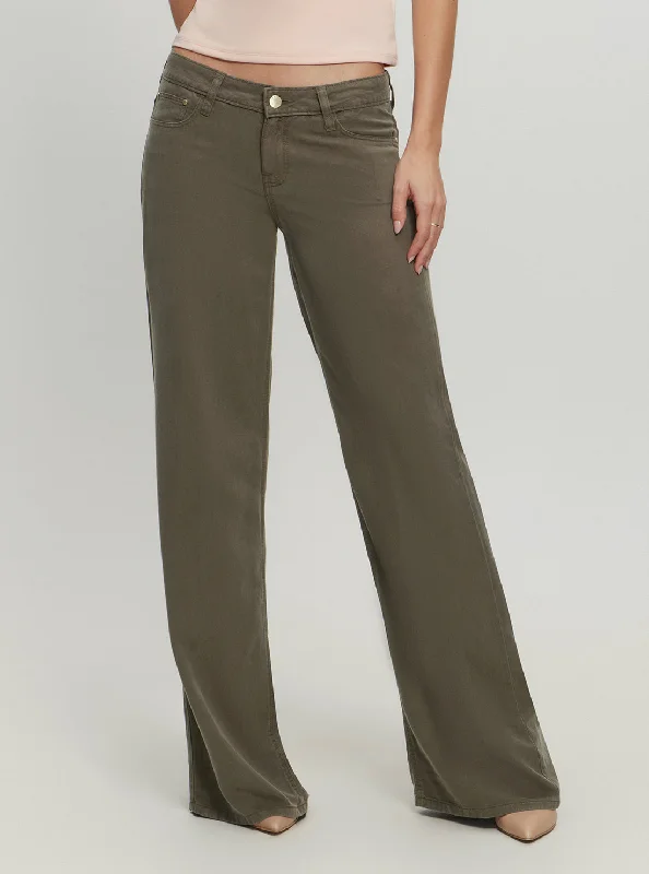 Eco Brown Sexy Palazzo Pant