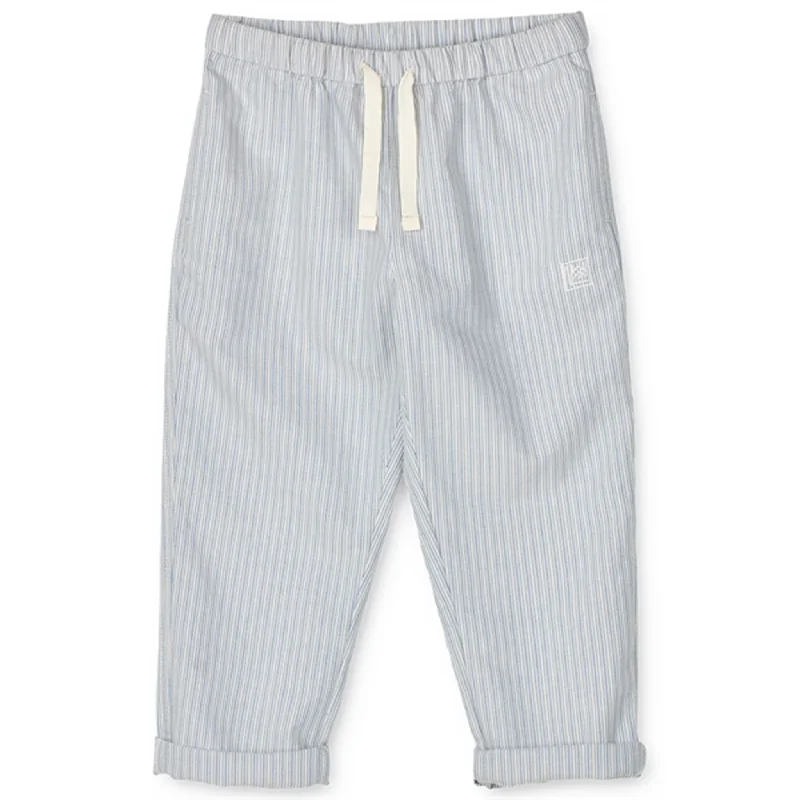 Liewood Orlando Y/D Stripe Pants Y/D Stripe Creme De La Creme/Riverside