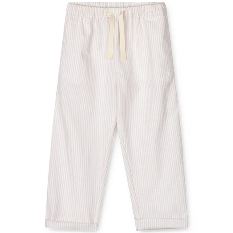 Liewood Orlando Y/D Stripe Pants Y/D Stripe Crisp White/Sandy