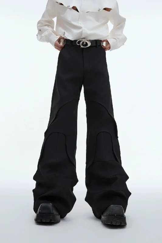 Abstract Structured End Pants