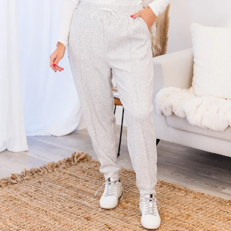 Staying In Jogger, Heather Grey