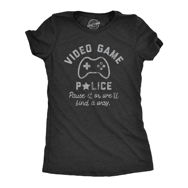 Video Game Police Women's T Shirt