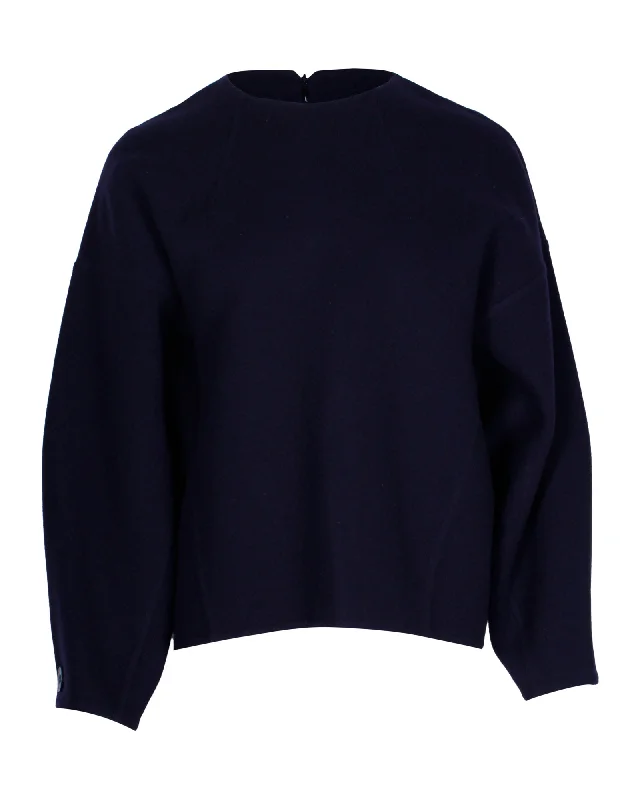 Celine Sweater in Navy Blue Cashmere