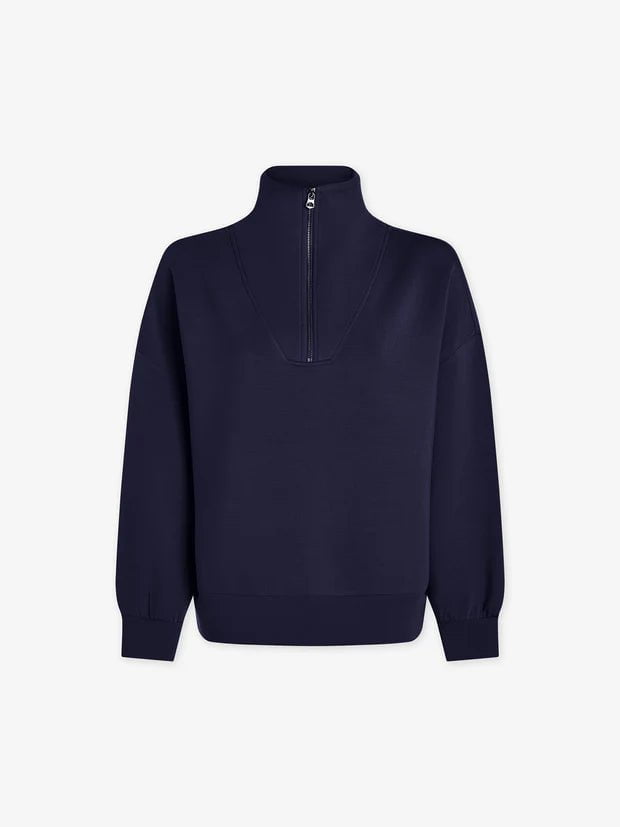 Hawley Half Zip Sweater Blue Nights