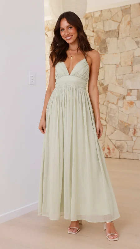 Raeanne Maxi Dress - Sage