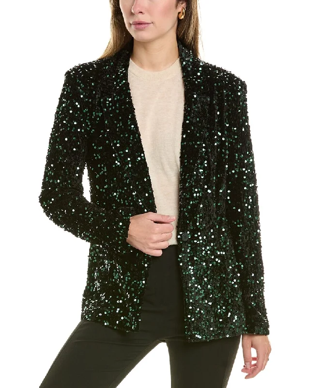 Nanette Nanette Lepore Velvet Sequin Jacket