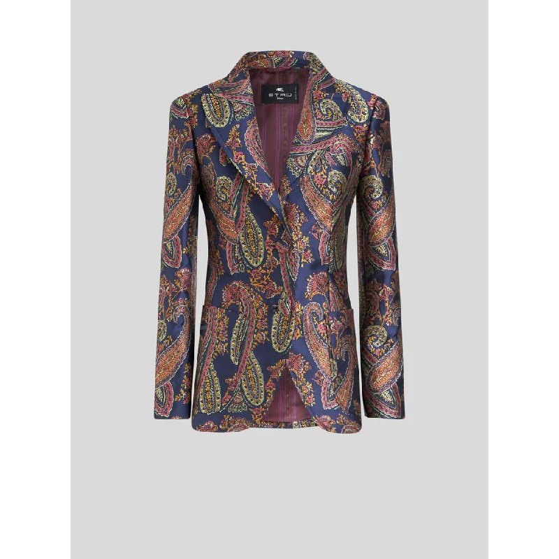 PAISLEY JACQUARD JACKET